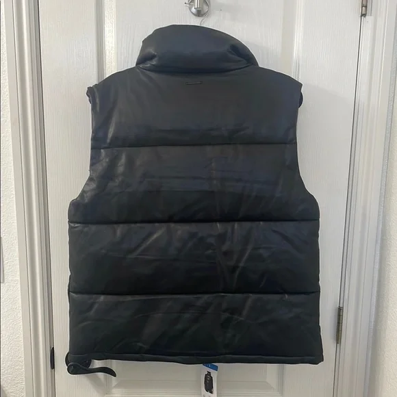 Marc New York Quilted Black Puffer Vest - Picture 4 of 5